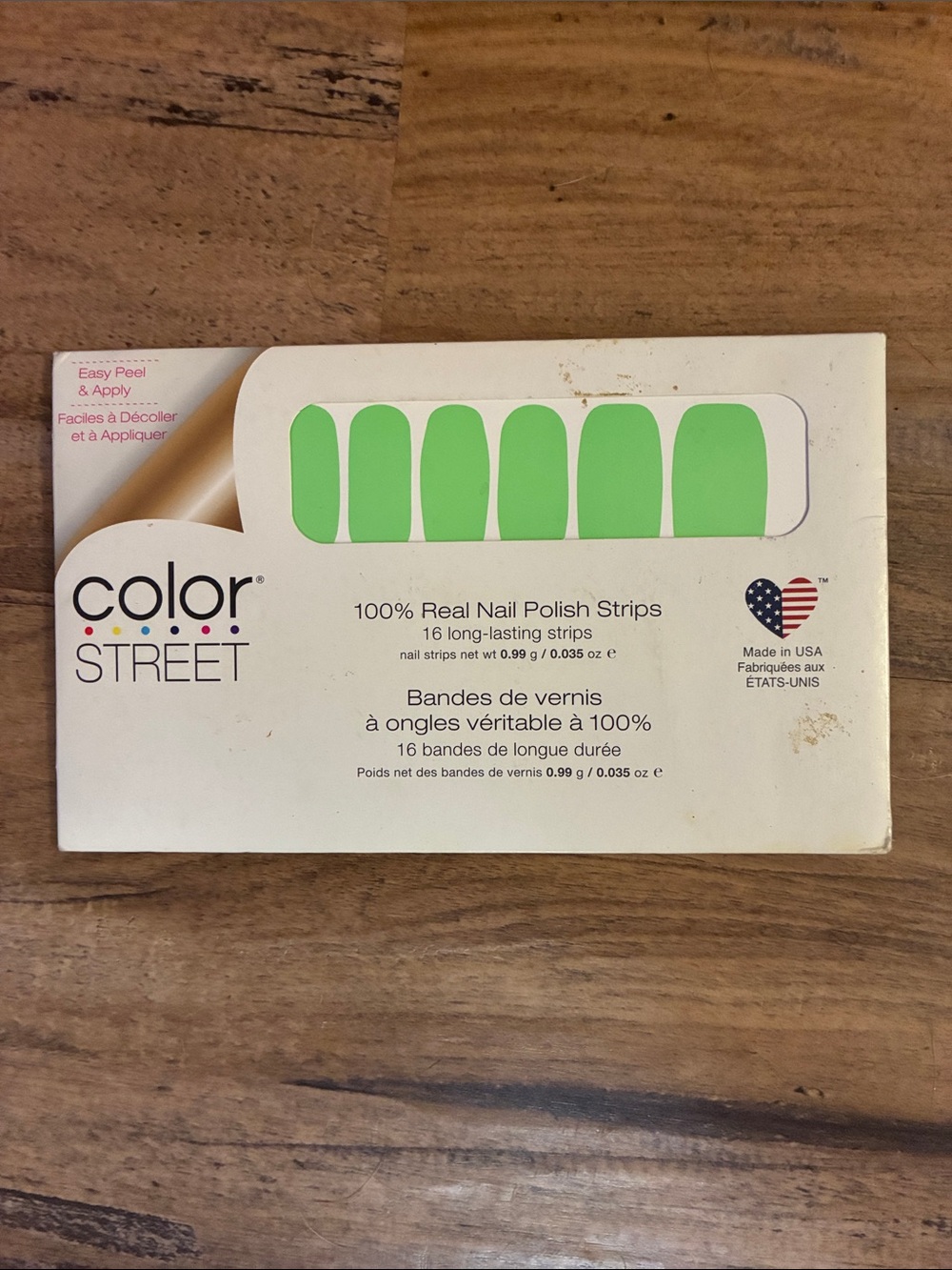 New in packaging Color Street Nail Polish Strips in Kilowatt.